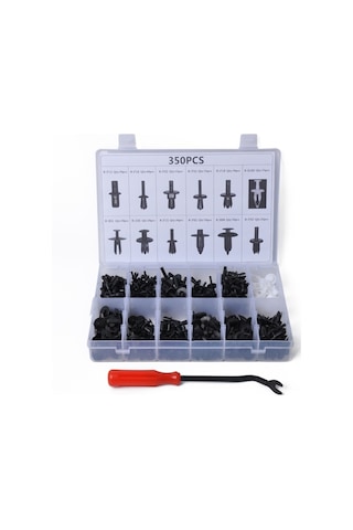 Cbtx 350 Adet Universal Araç Tutucu Klips Çeşitleri Araç Paneli Trim Plastik Bağlantı Elemanları Perçin Klips Seti