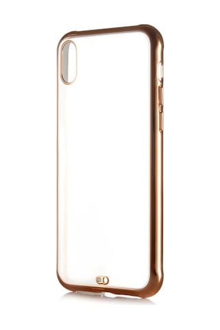 Apple Uyumlu iPhone XS Max 6.5 Kılıf Zore Voit Altın Renk Tasarımlı Kılı