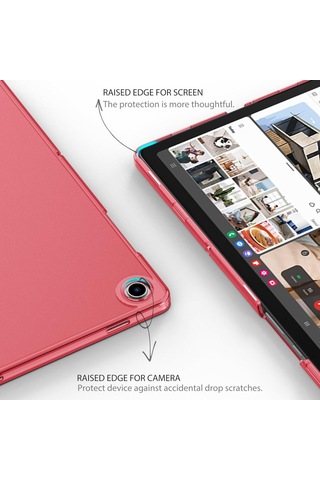 Samsung Uyumlu Galaxy Tab A11 Plus / A9 Plus 11inç X230 X210 Kılıf Flip Cover Kalem Bölmeli Pc Case