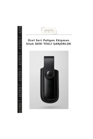 Özel Seri Poligon Ekipman Deri Tekli Şarjörlük