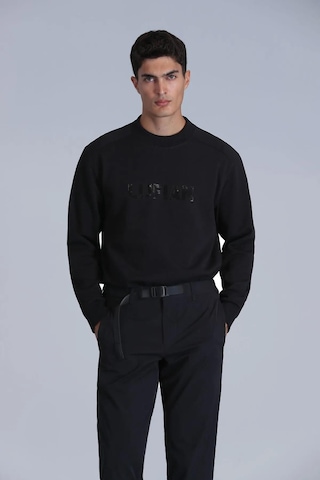 Lufian Luther Erkek Sweatshirt Siyah 001