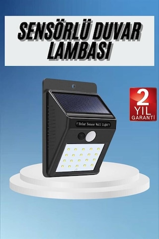 Northcity Güneş Enerjili Aydınlatma Dış Mekan Lambası 180 Led Hareket Sensörlü