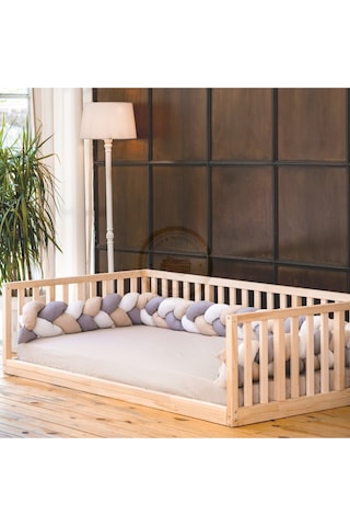 Wood And Montessori Montessori Doğal Ahşap Karyola Kanepe Model MKM20231-00005