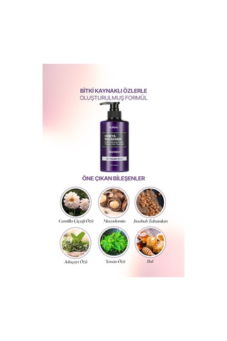 Yoğun Nemlendirici Ve Besleyici Saç Kremi Kundal Honey & Macadamia Protein Treatment English Rose