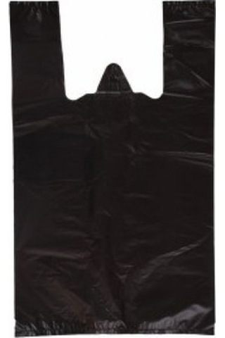 Siyah Atlet Poşet Kalın Hantal Boy 80X110 Kulplu Torba 10 Kg