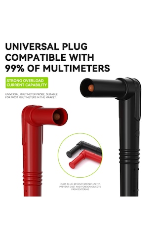 Luoweı Lw-315 Multımetre Prob Yedek Vidalı Başlıklı