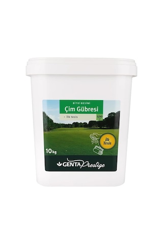Genta Prestige Spor Alan Çim Tohumu 10 Kg - Prestige İlk Tesis Çim Gübresi 10 Kg - 400 M2 Alan 0,250
