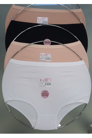 Lüx Drm Bayan Bambu Yüksel Bel Bikini Külot 5 Adet 2014 Pembe