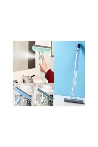 Zensaas41 4 İn 1 Spreyli Çek Çekli Camsil Ve Fırça Aparatı Zensaa56 10'lu Set