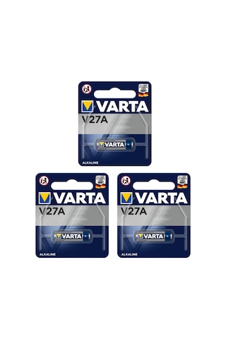 Varta 4227 V27A 12V Alkalin Pil 3'lü