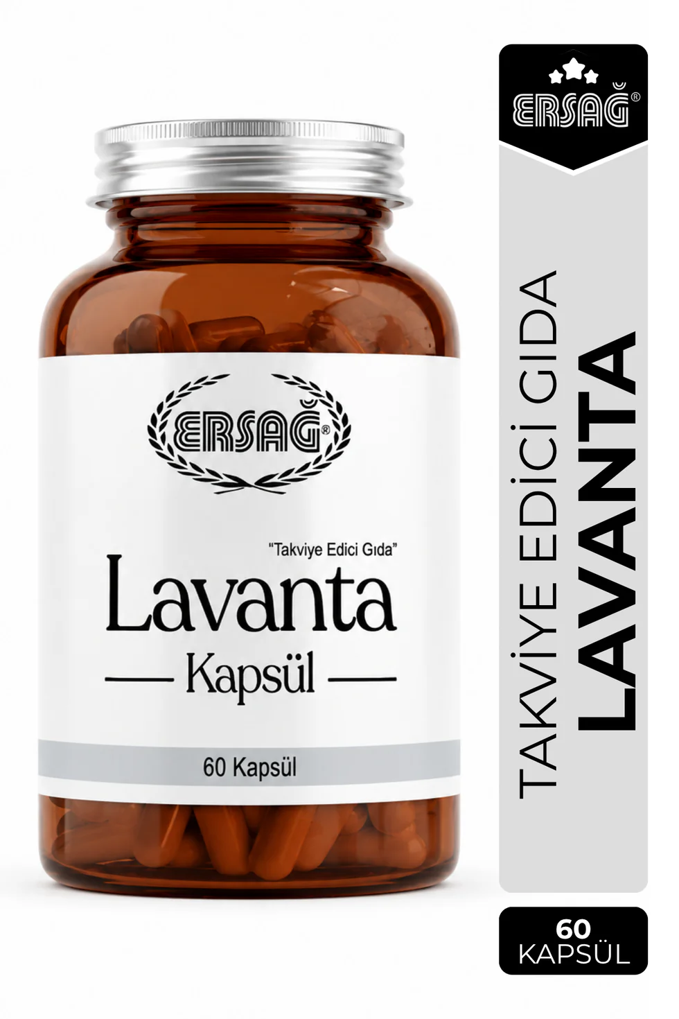 Ersağ Lavanta Kapsül 60 Tablet Takviye Edici Gıda