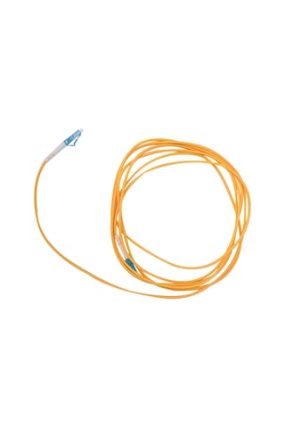 Fosenze Lc-lc Tek Mod Tek Çekirdekli Optik Fiber Kablosu, 3m, Pvc Kablo, Seramik Ferrule, Düşük Giriş Kaybı, 2 Adet
