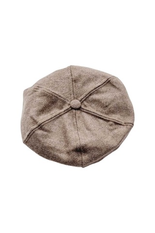 Uniquetrenders Kadın Arkadan Lastikli Kışlık Baretta Şapka Taş Rengi Taş