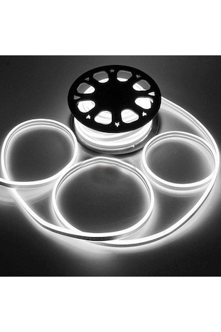 220 Volt Neon Led Beyaz 5 Mt Ip65 Beyaz