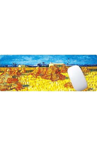 Ebitda 400x900x5mm Kilitli Am002 Balıkçı Yağlıboya Masası Kauçuk Fare Altlığı Balıkçı