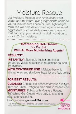 Garnier Skin Active Moisture Rescue Nemlendirici Yüz Kremi Kuru Ciltler 50gr