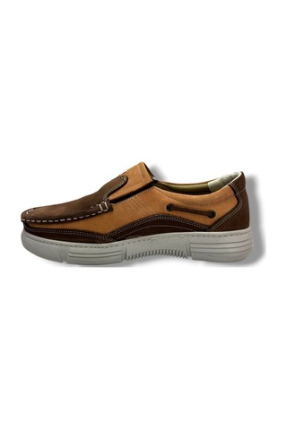 Master 1714-26 Hakiki Nubuk Deri Casual Erkek Ayakkabı Vizon Taba Vizon