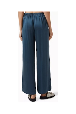 Asceno Austin Ipek Charmeuse Pantolon Aegean Blue Rahat Ve Şık Lacivert