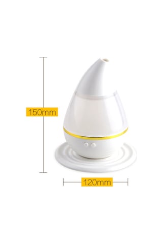 Moveevo Usb Minyatür Damla Nemlendirici 250ml - Renkli Işık, Sessiz Sprey, Hava Temizleme Ve Aromaterapi Fonksiyonu