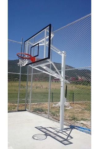 Adelinspor Basketbol Potası Yükseklik Ayarlı 105x180 10 MM Cam