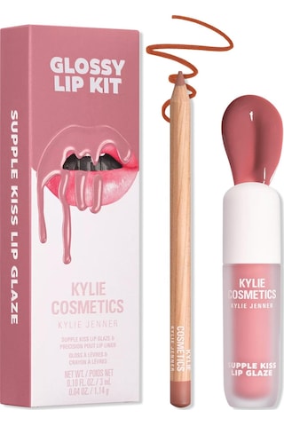 Kylie Glossy Lip Kit Dudak Kalemi Ve Parlatıcı Set Kylie 808 Kylie