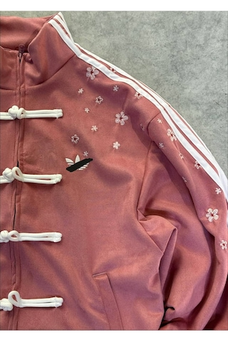 Zaee Sakura Nakışlı Premium Ceket Çok Renkli