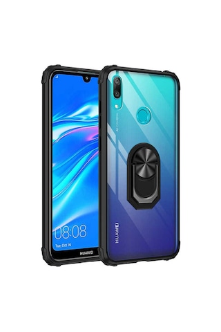 Huawei Y7 Prime 2019 Kılıf Zore Mola Kapak Siyah