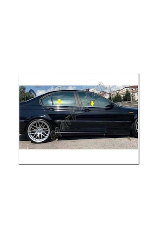 Woc Chrome Bmw E46 Sedan Krom Cam Çıtası 1998-2006 4 Parça Paslan