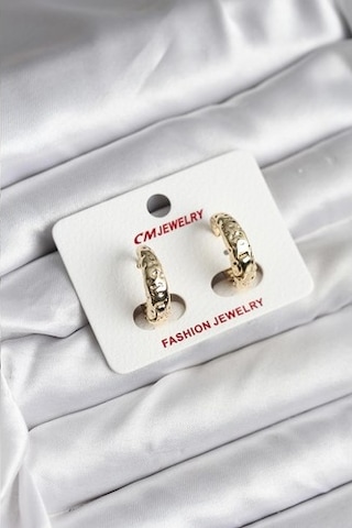 Mey İthalat 14k Gold Renk Kaplama Cm Kadın Küpe Çok Renkli 49949617