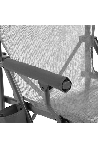 Outwell Ripple Airflow Terletmeyen Ultra Konforlu Katlanır Kamp Sandalyesi Gri