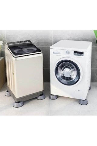 Çamaşır Makinesi Titreşim Engelleyici Stoper Gri 4 Lü Set Diğer