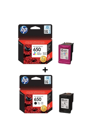 Hp 650 Kartuş İkili Paket Deskjet 1015/1515/1516/2545/2546