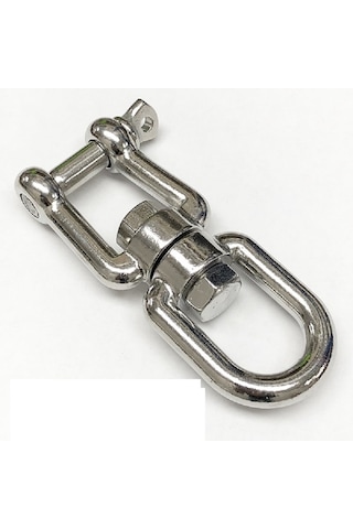 Krom Fırdöndü Kilitli. Paslanmaz Krom. 304 Kalite. Marin Tip 8mm