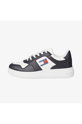 Tommy Hilfiger New Tjw Retro Basket Ess Kadın Siyah Sneaker En0en02505 Siyah