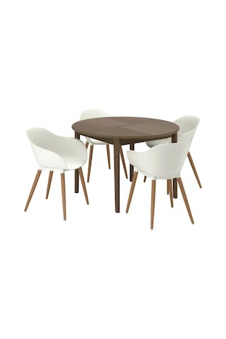 Ikea Kahverengi Geniş Yemek Masası - Yemek Masası Takımı