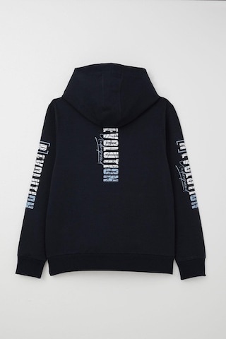 Breeze Erkek Çocuk Sweatshirt Kapüşonlu Kanguru Cepli 9-16 Yaş, Lacivert Lacivert