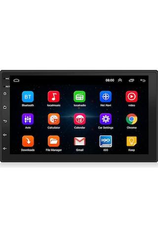 Exvol Android Multimedya +Carplayli Double 7 İnc Ips Ekran+Kamera Youtube