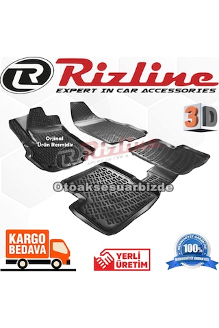 Fiat Grande Punto 3D Paspas Havuzlu Siyah 2006-2017 Arası Rizline N11.9546