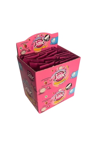 Jox Minies Çilek Aromalı Ekşi Şekerleme 10 Gr 24 Adet