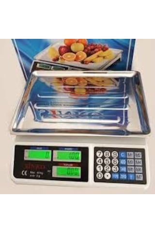 Goldsrc 40 KG Çukur Elektronik Terazi Bakkal Manav Market Şarjlı