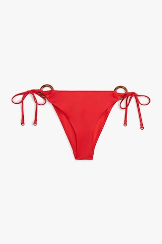 Tommy Hilfiger Kadın V Şeklinde Yan Bağlama Turuncu Bikini Altı-13345 Turuncu