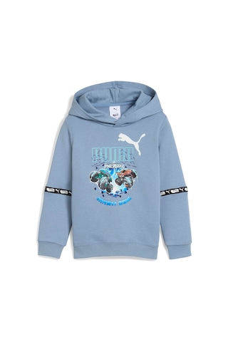 Puma X Hot Wheels Graphic Mavi Unisex Çocuk Sweatshirt 000000000102278297 Mavi
