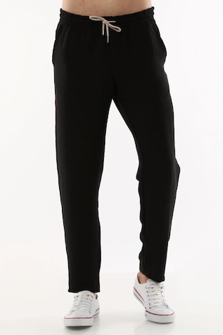 Cedy Denim Erkek Keten Yüksek Bel Lastikli Bol Kesim Pantolon C350 001