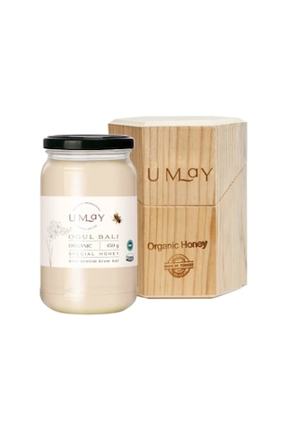 Umay Herbal Organik Oğul Balı Özel Üretim Krem Bal 450 G