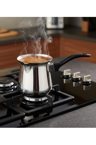 Arsel Klasik Paslanmaz Çelik Cezve No:2