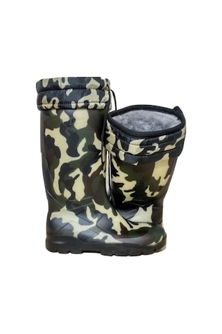 Avcı Çizmesi İçi Termal Kürklü Uzun Boy 39 Cm. Reçber