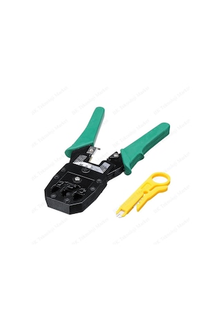 Rj45-Rj11-Rj9 Kablo Sıkma Pensesi + Kablo Soyma Aracı