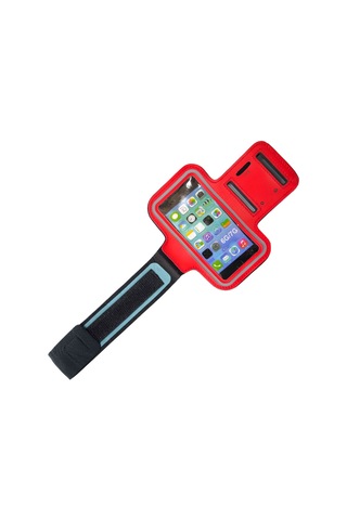 Cep Telefonu İçin Kol Bandı 12.5cm X 6cm Ölçülerinde Taşıma Kılıfı Kırmızı