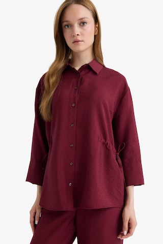 Defacto Bordo Kadın Gömlek F7187ax/br237 Bordo