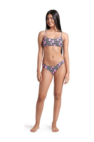 Arena Logotype Bandeau Kadın Beyaz Yüzücü Bikini 007081115 Beyaz